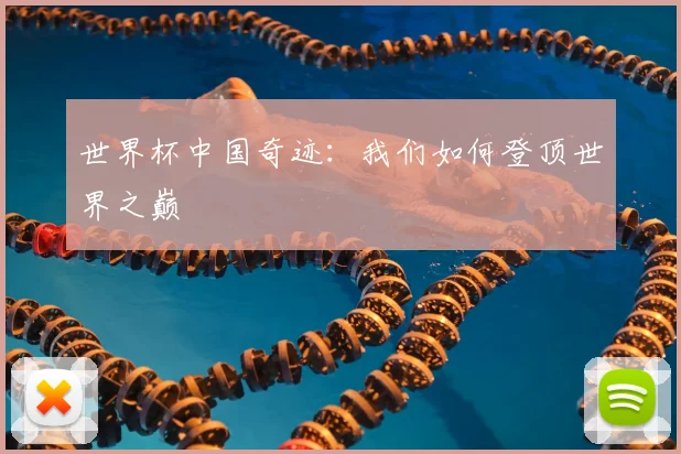 世界杯中国奇迹：我们如何登顶世界之巅
