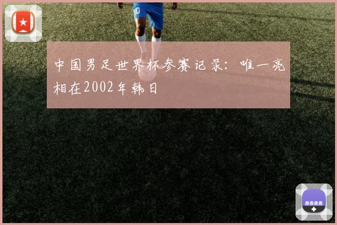 中国男足世界杯参赛记录：唯一亮相在2002年韩日