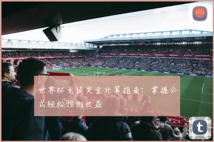 世界杯竞猜奖金计算指南:掌握公式轻松预测收益