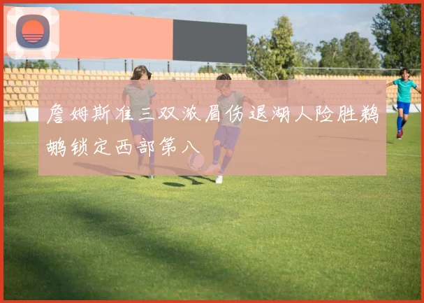 詹姆斯准三双浓眉伤退湖人险胜鹈鹕锁定西部第八